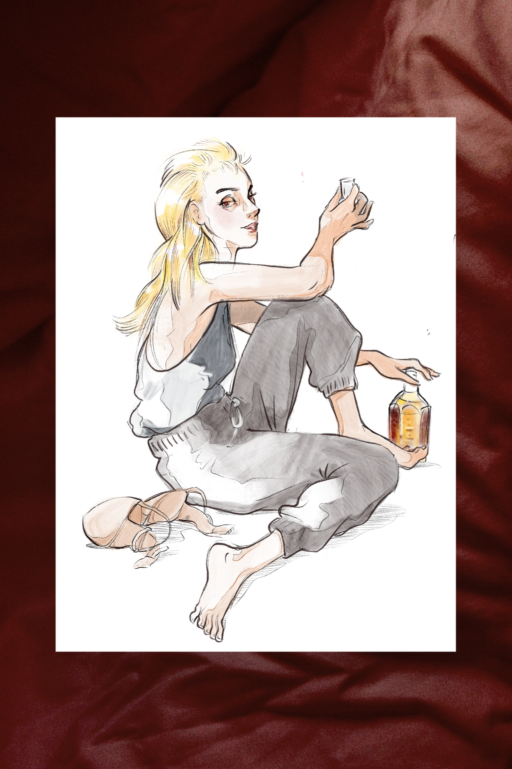 I Didn't Know You Where a Whiskey Drinker Print