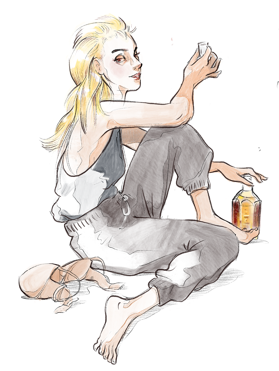 I Didn't Know You Where a Whiskey Drinker Print